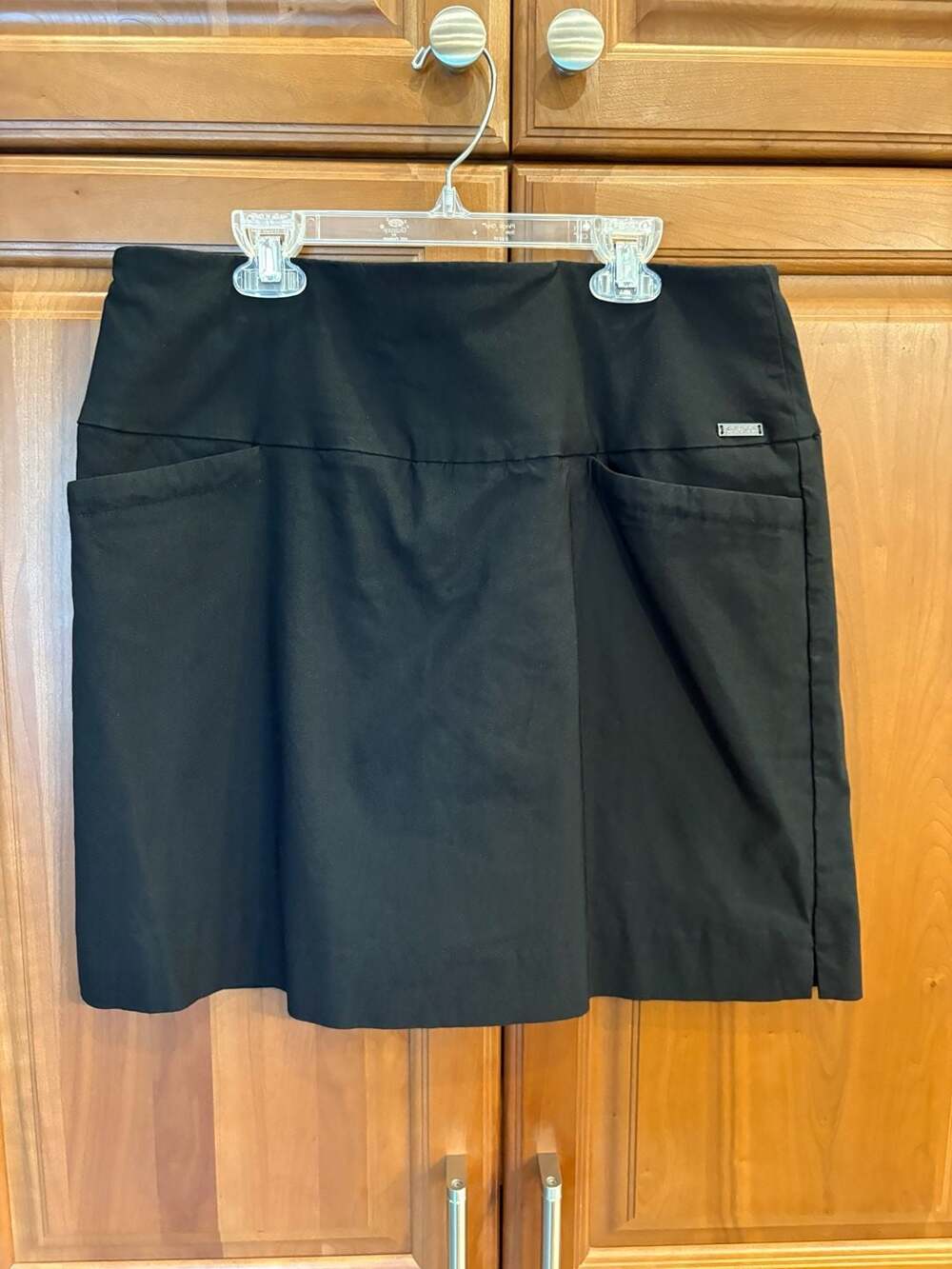S.C. & Co. Black Skort with Pockets